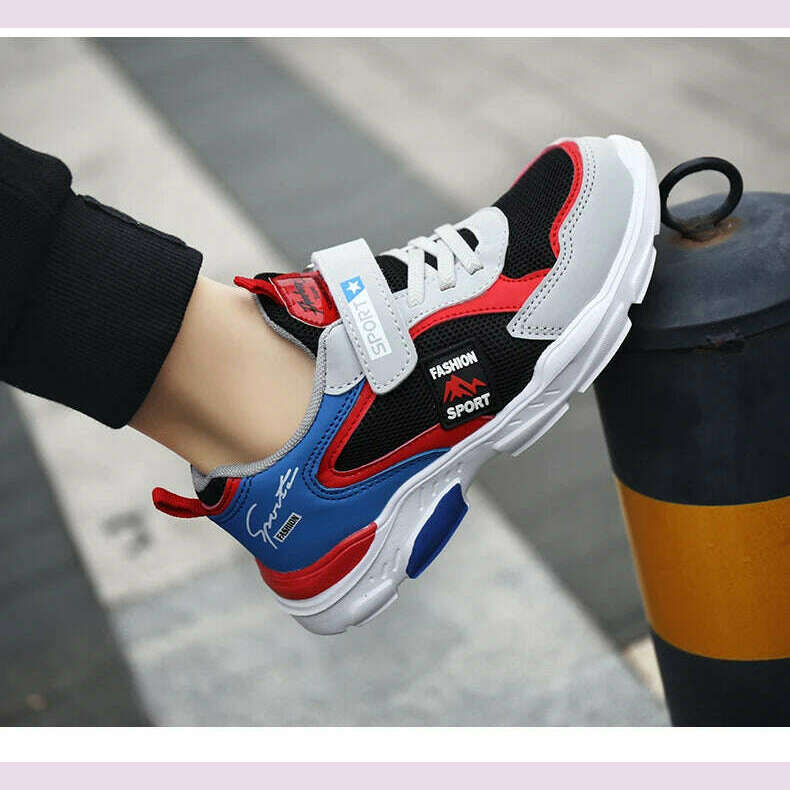 KIMLUD, Children's shoes boy sneakers in the spring and autumn with breathable non-slip surface pupil cuhk boy boy fashion shoes, KIMLUD Womens Clothes