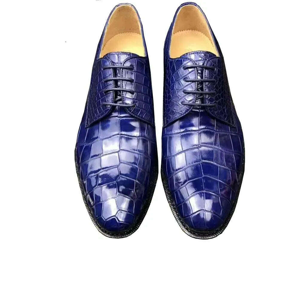 KIMLUD, Chue New Men Formal Shoes Crocodile Leather Shoes Crocodile Leahter Men Shoes Casual Shoes Business Wedding Shoes, KIMLUD Womens Clothes