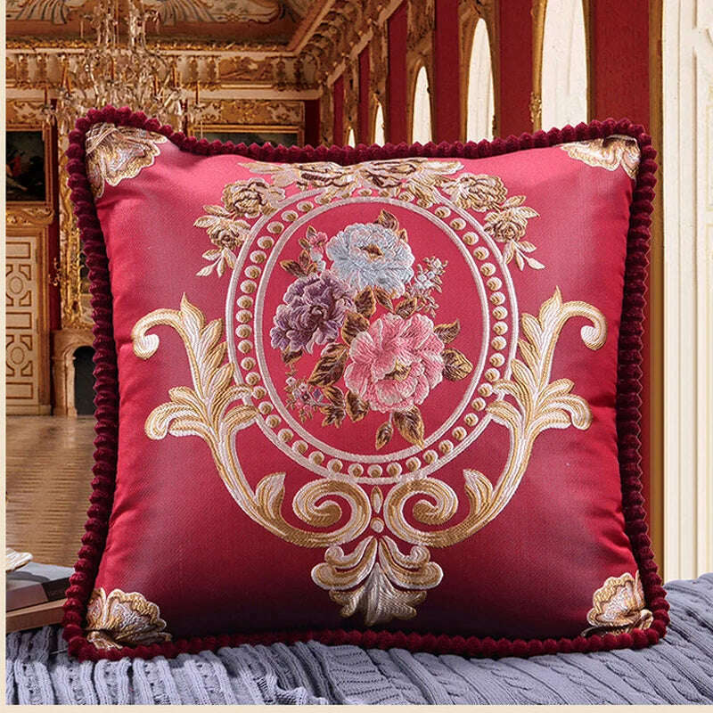Classic Europe Style Pillowcase Cushion Cover Home Decorative Sofa Cushion Cover Chair Car Throw Pillow Case - KIMLUD