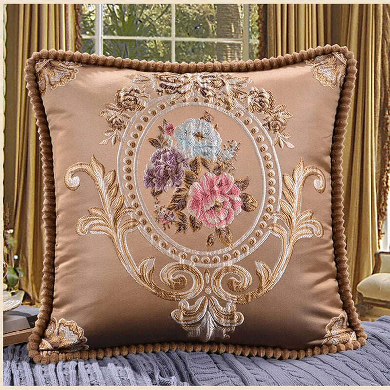 Classic Europe Style Pillowcase Cushion Cover Home Decorative Sofa Cushion Cover Chair Car Throw Pillow Case - KIMLUD