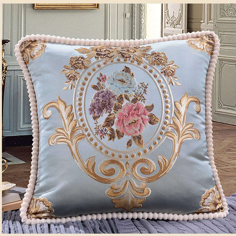 Classic Europe Style Pillowcase Cushion Cover Home Decorative Sofa Cushion Cover Chair Car Throw Pillow Case - KIMLUD