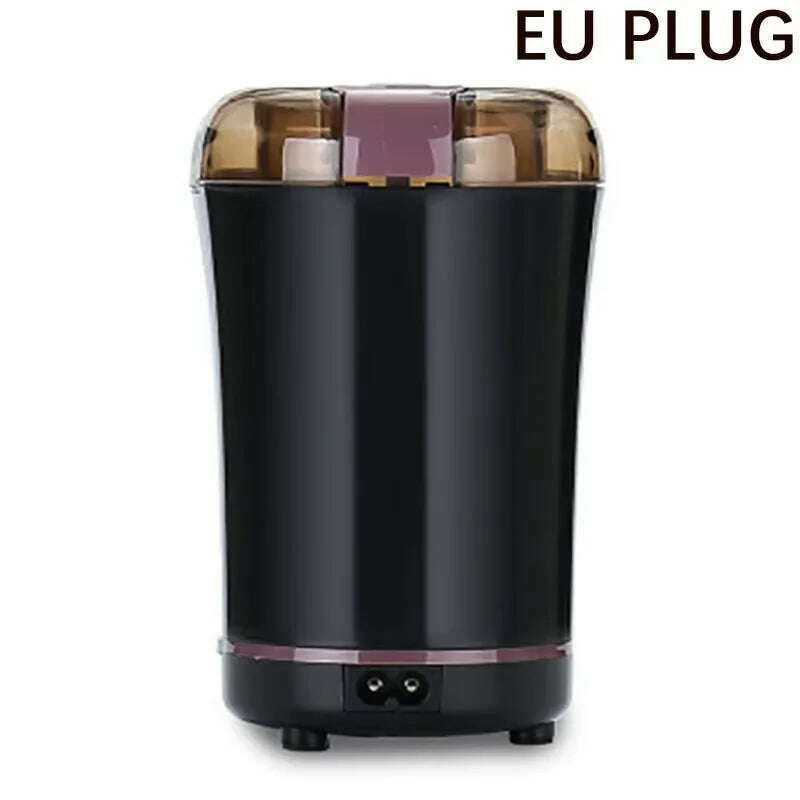 KIMLUD, Coffee Grinder Stainless Steel Nuts Beans Grains Mill Herbs Electric Grinding Machine Multifunctional Coffee Bean Grinding NEW, black EU, KIMLUD APPAREL - Womens Clothes