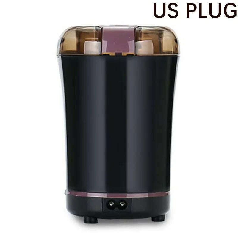 KIMLUD, Coffee Grinder Stainless Steel Nuts Beans Grains Mill Herbs Electric Grinding Machine Multifunctional Coffee Bean Grinding NEW, black US, KIMLUD APPAREL - Womens Clothes
