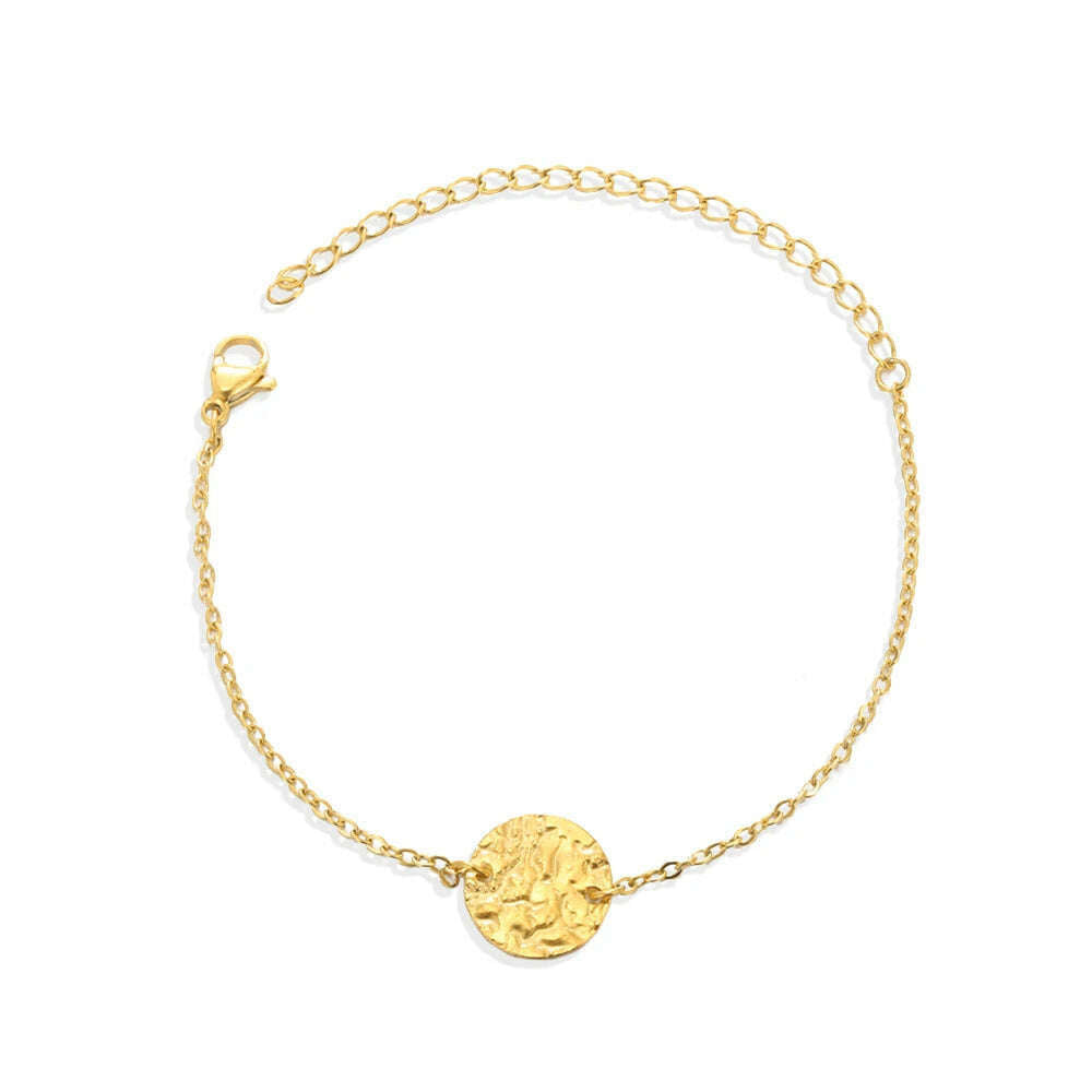Colorful Boho Drops Anklets For Women Gold Color Stainless Steel Anklet Luxury Wedding Aesthetic Jewelry Gift Free Shipping - KIMLUD