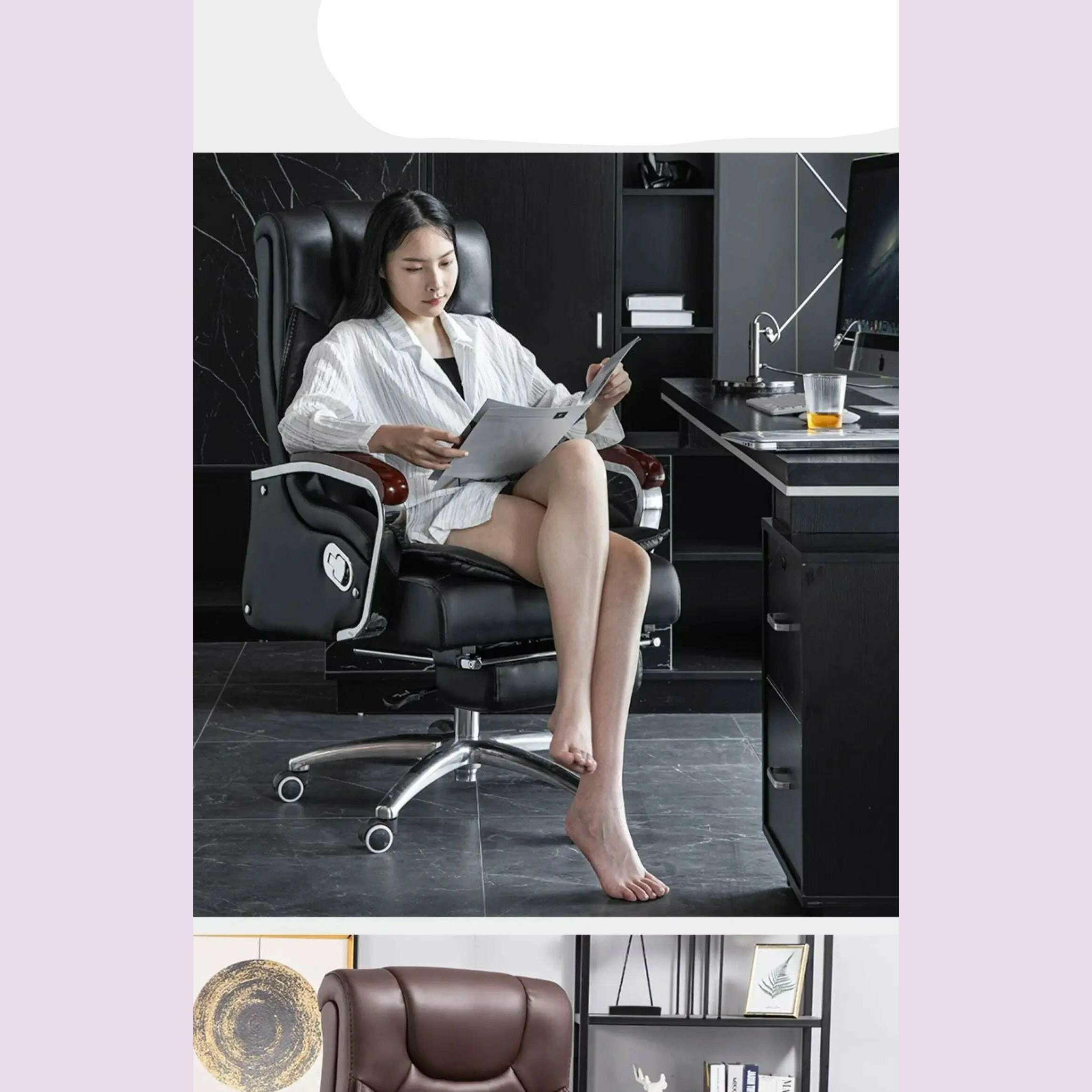 Comfortable Game Chair Rotating Gamming Gamer Armchairs Chaise Design Height Adjustable Sillas De Oficina Living Room Stool - KIMLUD