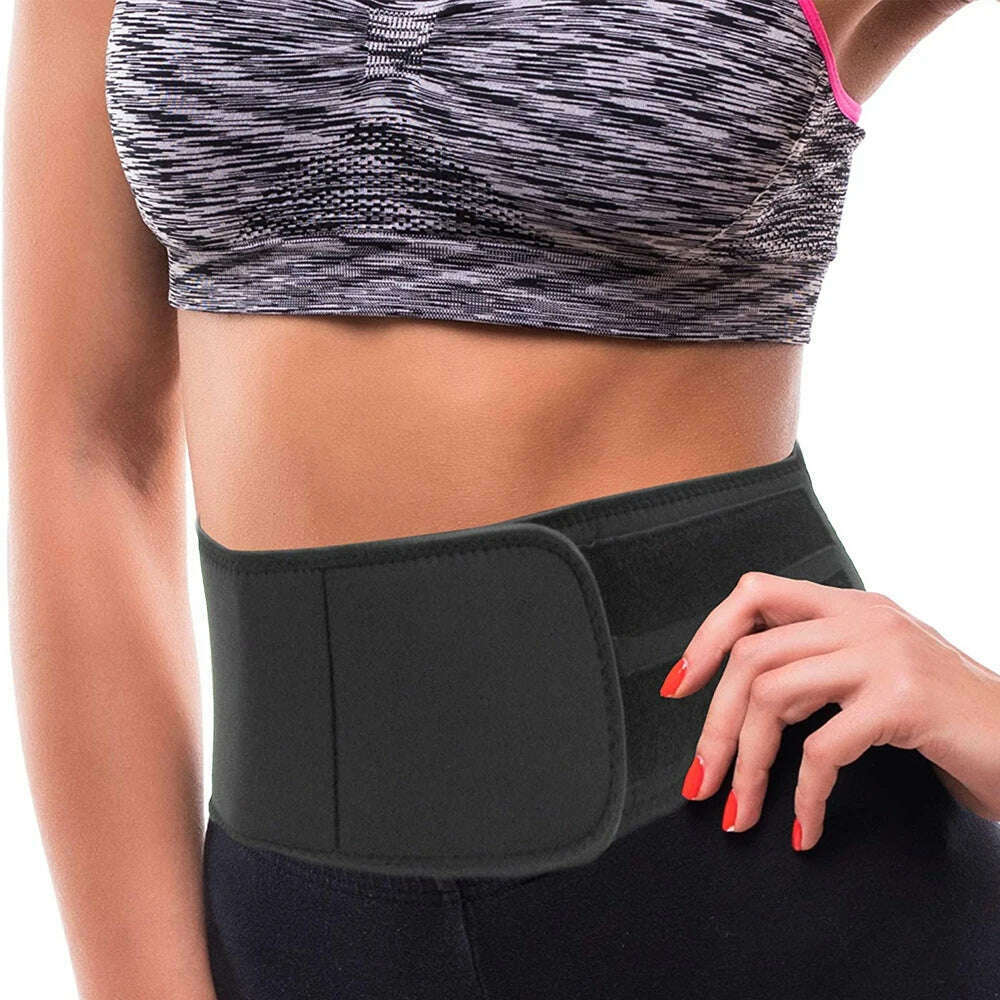 KIMLUD, Copper Compression Gear Premium Fit Back Brace Lower Lumbar Support Belt. Adjustable for Men & Women. Copper Infused Back Wrap, KIMLUD Womens Clothes