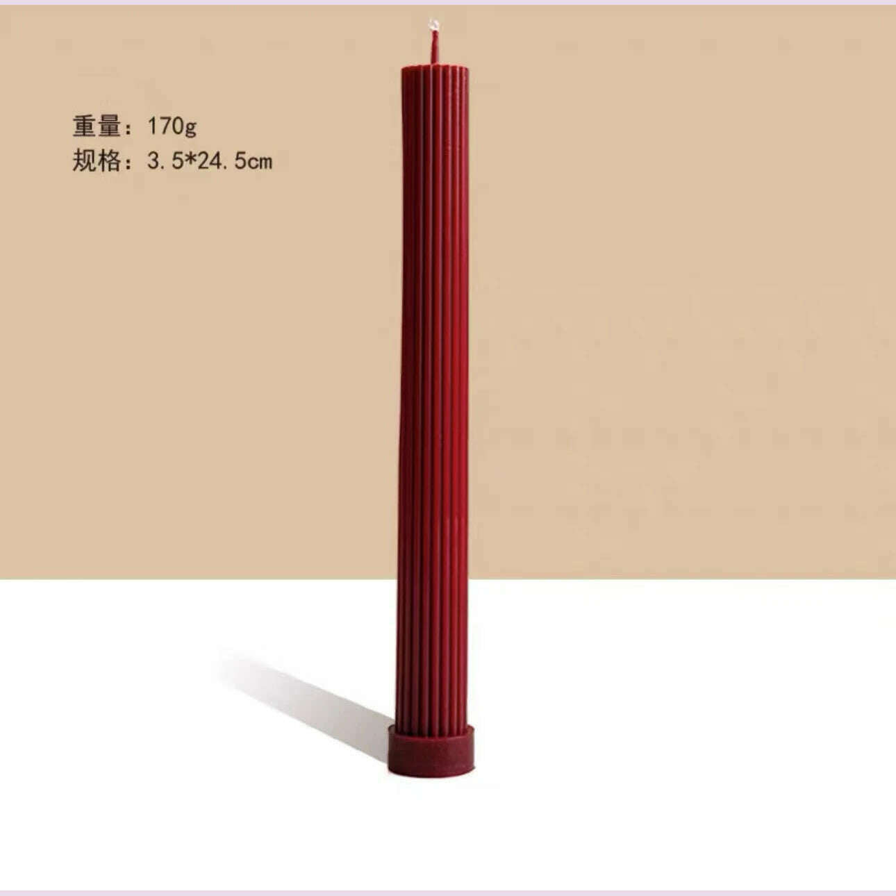 Creative wedding scented candles home decorative centerpiece long red candles new year home decor candle shooting props - KIMLUD