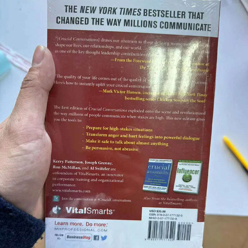 KIMLUD, Crucial Conversations Tools For Talking When Stakes are High Third Edition Communication Challenges Book Paperback, KIMLUD Womens Clothes