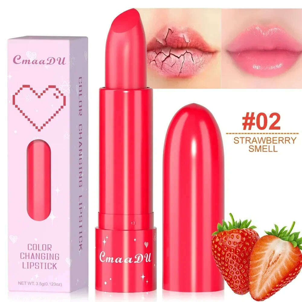 KIMLUD, Crystal Jelly Fruit Lip Balm Lasting Moisturizing Hydrating Anti-drying Lipsticks Reducing Lip Lines Natural Lips Care Cosmetics, 02, KIMLUD APPAREL - Womens Clothes