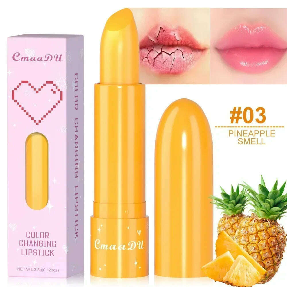 KIMLUD, Crystal Jelly Fruit Lip Balm Lasting Moisturizing Hydrating Anti-drying Lipsticks Reducing Lip Lines Natural Lips Care Cosmetics, 03, KIMLUD Womens Clothes