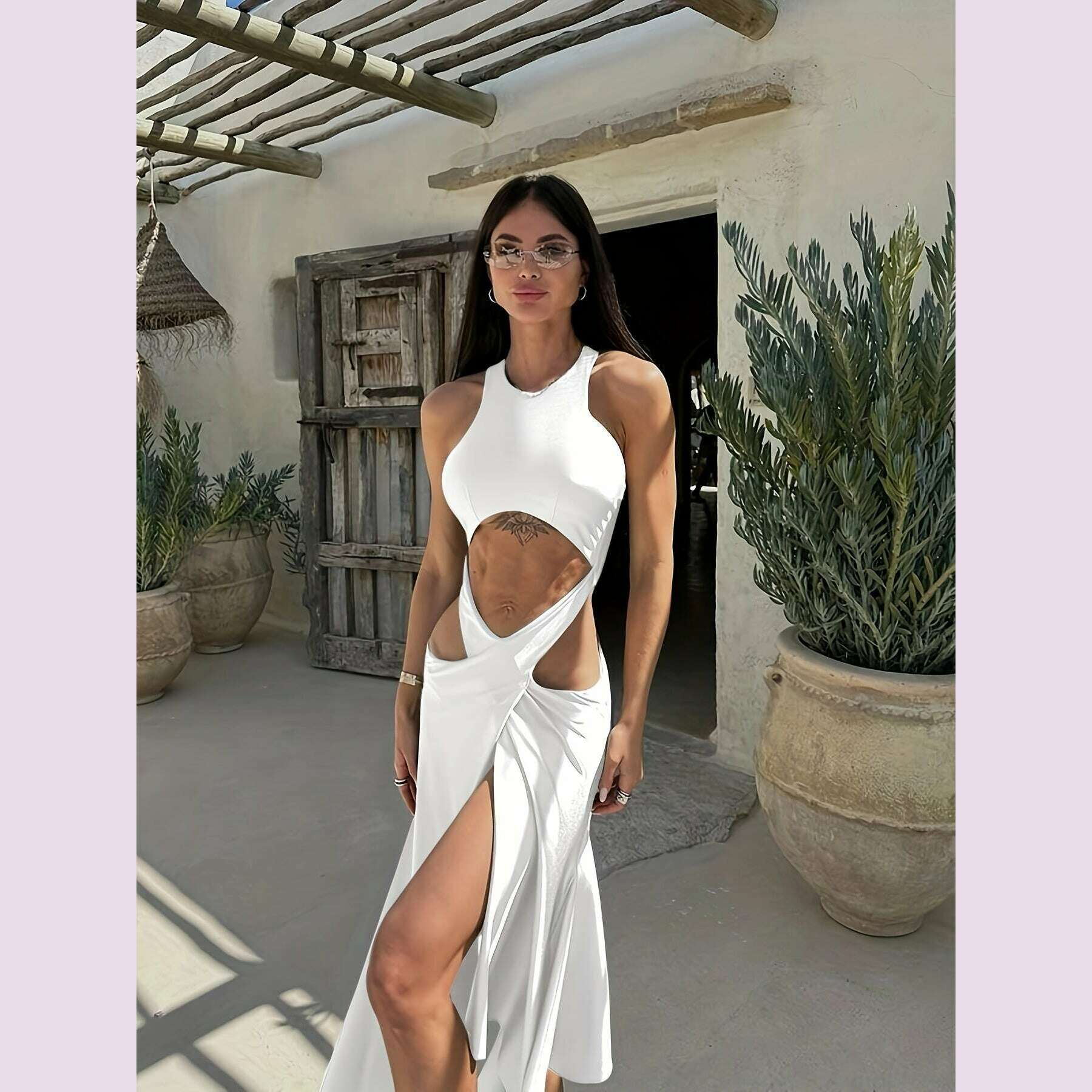 cut-out-split-hem-tube-dress-sexy-solid-color-strapless-bodycon-dress-for-spring-summer-womens-clothingkimlud-womens-fashion-34625762