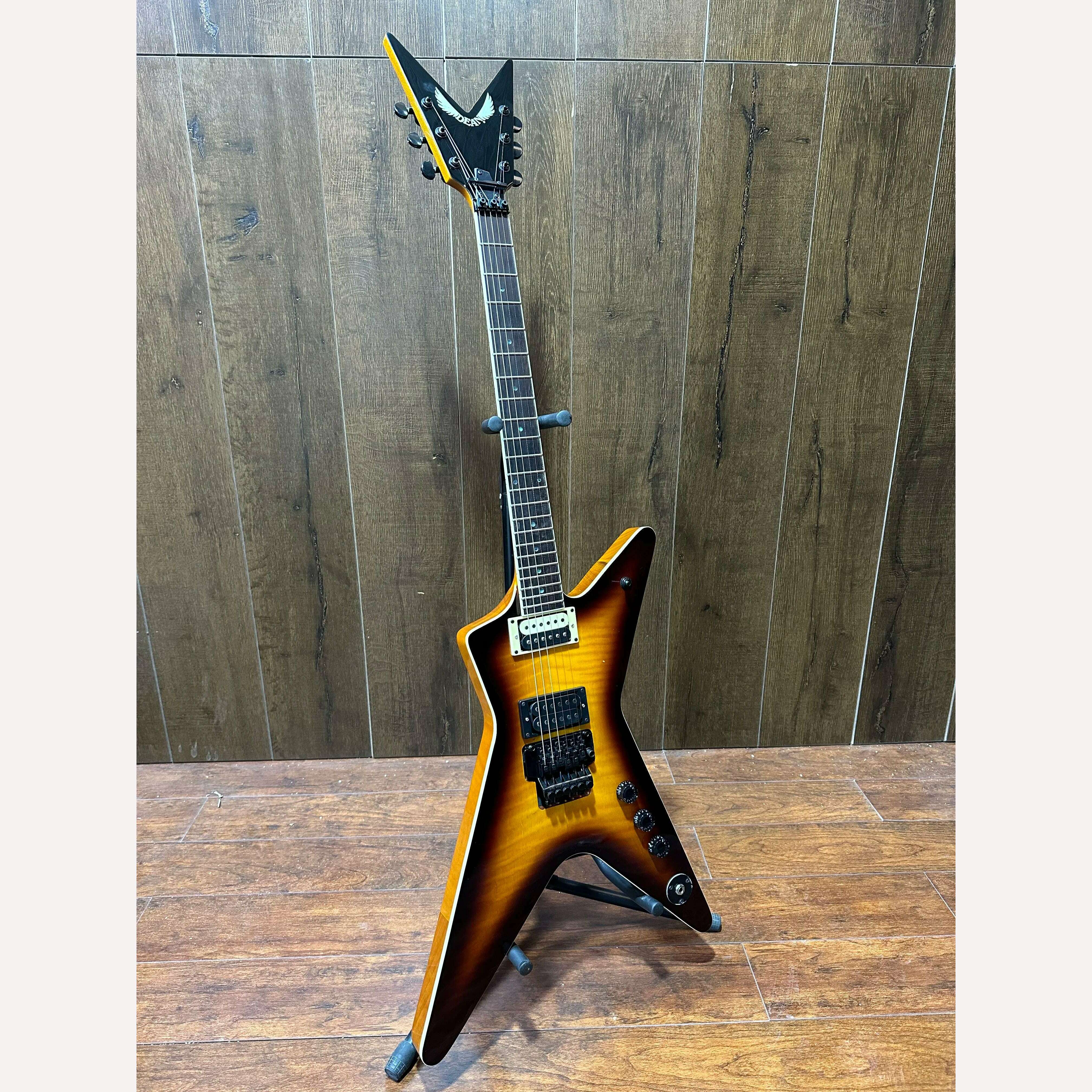 KIMLUD, Dean Dimebag "Far Beyond Drivin" ML Electric Guitar Flame maple top Hot Sale, KIMLUD Womens Clothes