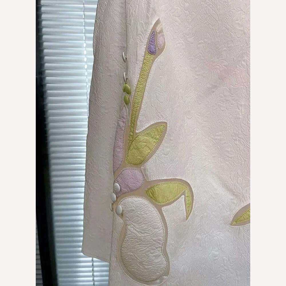 KIMLUD, DEAT Women's Fashion Dress Camisole Backless Waist Print Contrast Color Flower Square Collar Dresses Spring 2024 New 13DB1865, KIMLUD Womens Clothes