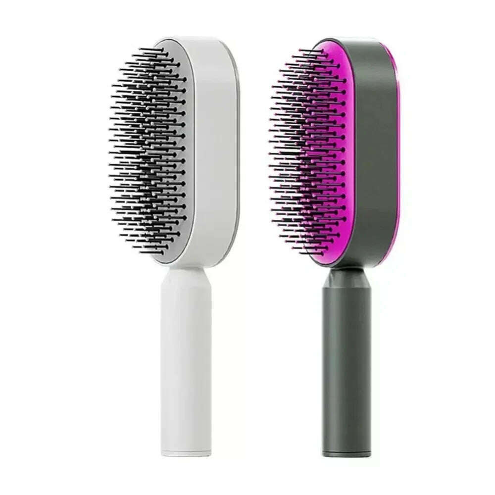 KIMLUD, Detangling Hair Brush Scalp Massager Massage Brush 3D Air Cushion Tangled Hair Comb Curly Combs Barber Salon Hair Styling Tools, KIMLUD Womens Clothes