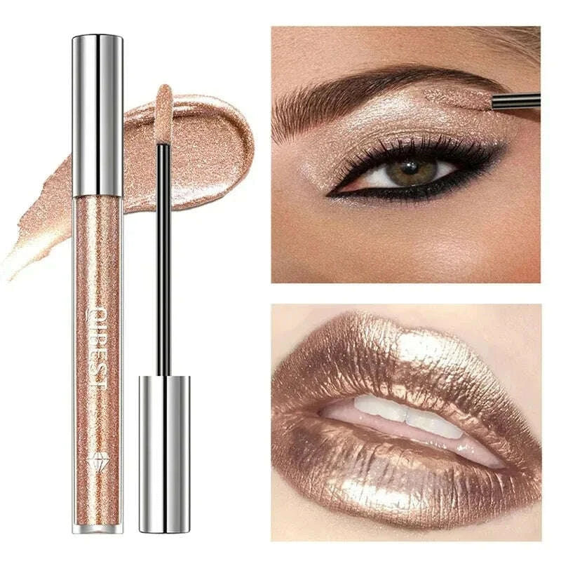 Diamond Liquid Lipstick Moisturizing Long-Lasting Makeup Mirror Gloss Sparkling Pink Lip Glaze Non Stick Cup Lip Gloss Cosmetics