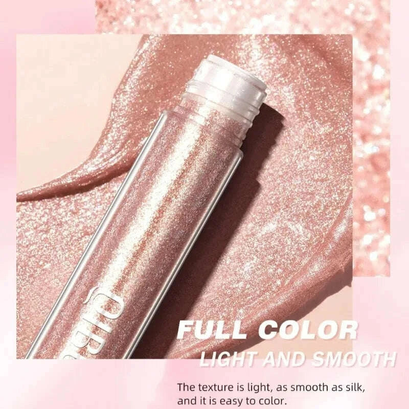 Diamond Liquid Lipstick Moisturizing Long-Lasting Makeup Mirror Gloss Sparkling Pink Lip Glaze Non Stick Cup Lip Gloss Cosmetics