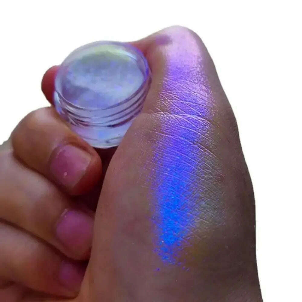 KIMLUD, Diamond Phantom Chameleon Holographic Colorful Magic Mirror with Sparkling Colors, Nail Powder 0.5g Pack, KIMLUD Womens Clothes