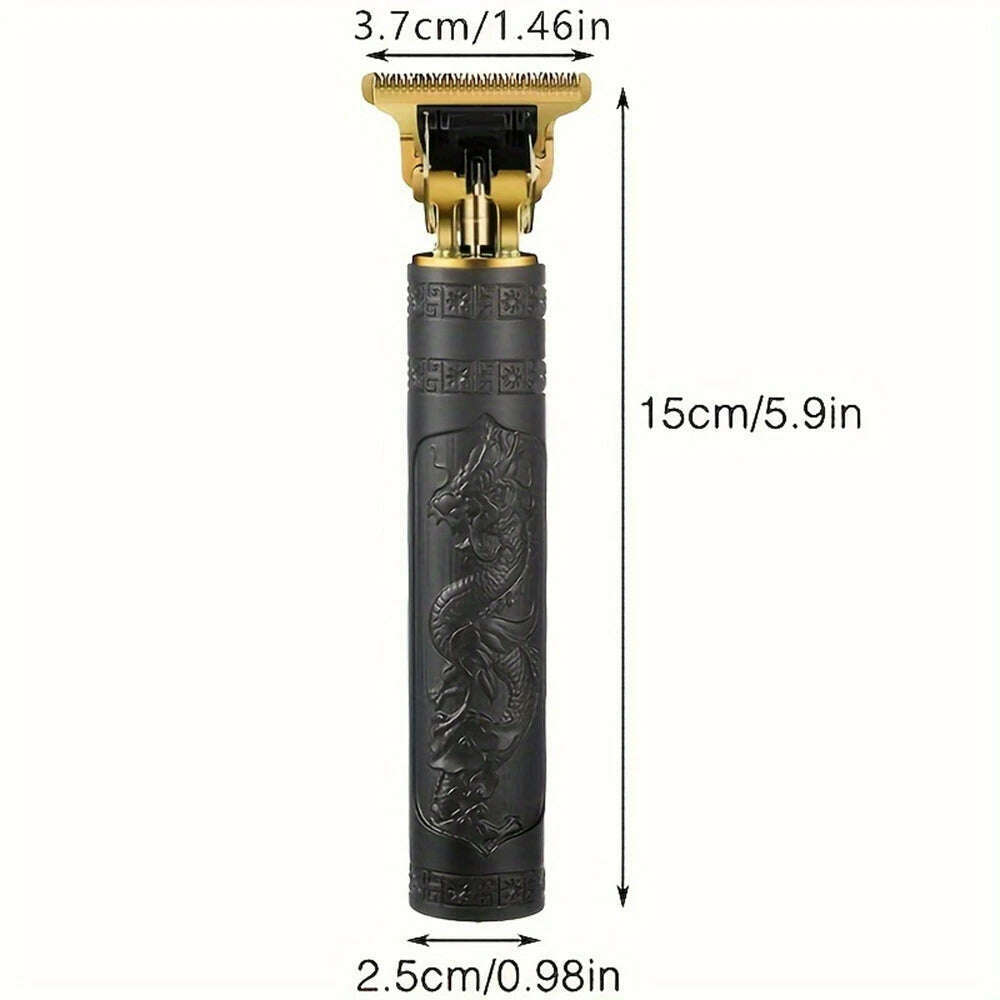 KIMLUD, Digital Display Stainless Steel Cutter Head Professional T9 Hair Trimmer Metal Body Men's Electric Shaver Men's Barber Machine, KIMLUD Womens Clothes