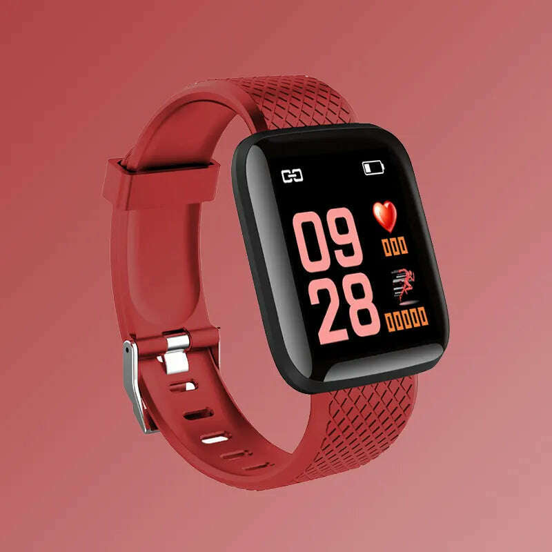 KIMLUD, Digital Smart sport watch men's watches digital led electronic wristwatch Bluetooth fitness wristwatch women kids hours hodinky, Red / CHINA, KIMLUD Womens Clothes