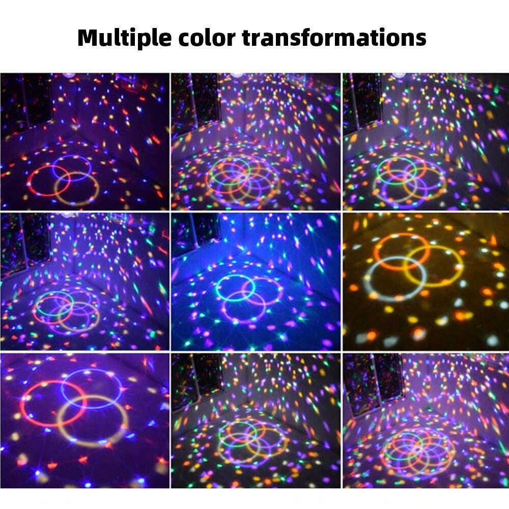 Disco Magic Ball Lamp Bluetooth APP control stage lights audience atmosphere lights wedding party decorations Halloween lights - KIMLUD