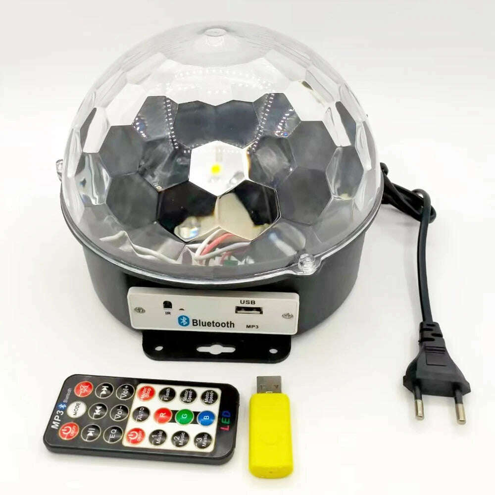 Disco Magic Ball Lamp Bluetooth APP control stage lights audience atmosphere lights wedding party decorations Halloween lights - KIMLUD