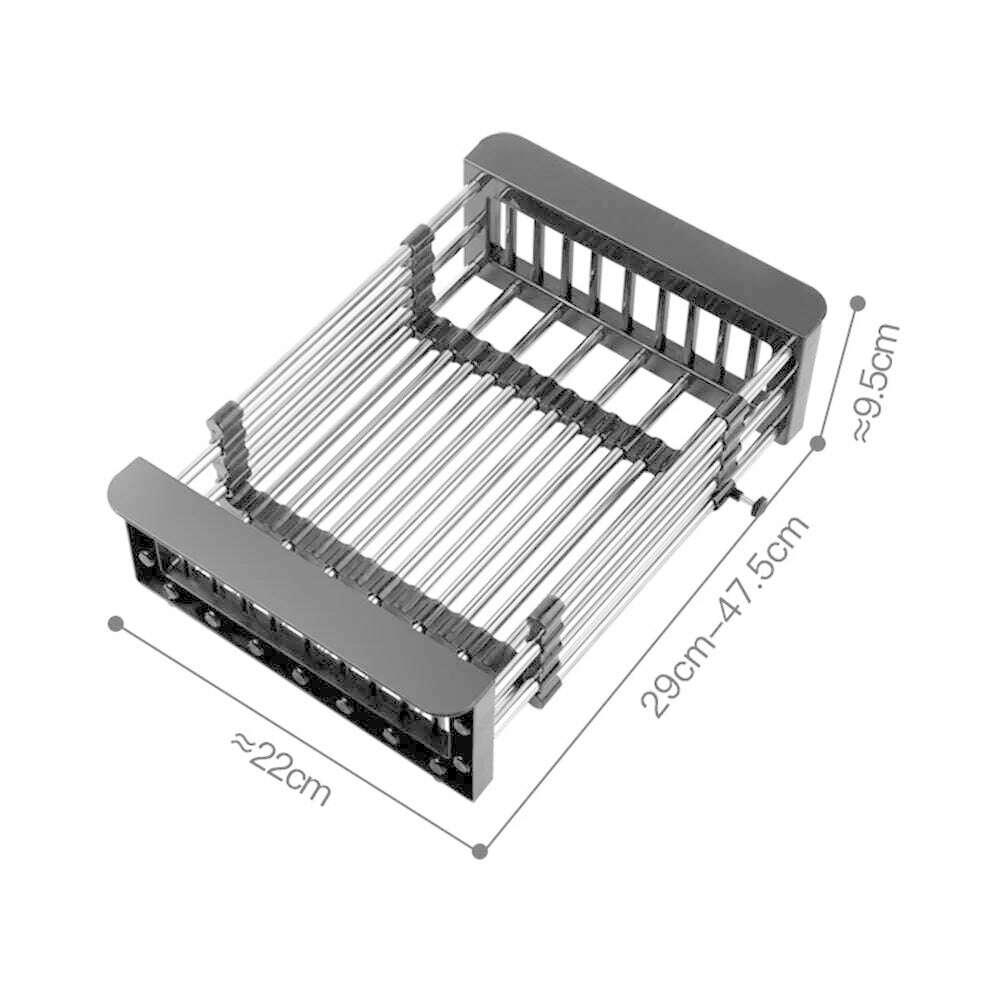 KIMLUD, Dish Bowl Drainer Storage Rack Double-layer Kitchen Sink Dish Drainer Drying Rack Organizer HomeCounter Tableware Organizer, I / CHINA, KIMLUD APPAREL - Womens Clothes