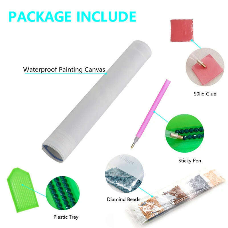 Diy Diamond Painting Kits Modern Art Nature Landscape Wall Painting Handmade Diamond Embroidery Living Room Bedroom Home Decor - KIMLUD