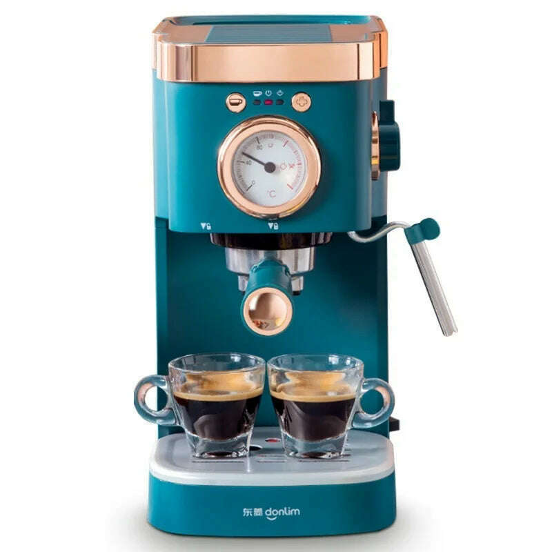 KIMLUD, Donlim Espresso 20bar Coffee Machine Semi Automatic Cafe Powder Cappuccino Electric Maker DL-KF5400 220V Cappuccino, KIMLUD Womens Clothes