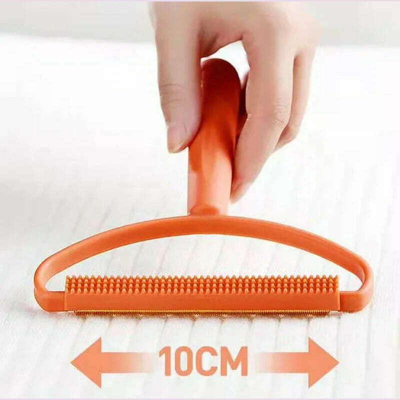 Double-Side Lint Remover Portable Pet Hair Remover Brush Manual Fluff Remover Clothes Fuzz Fabric Shaver Carpet Clothes Brush - KIMLUD