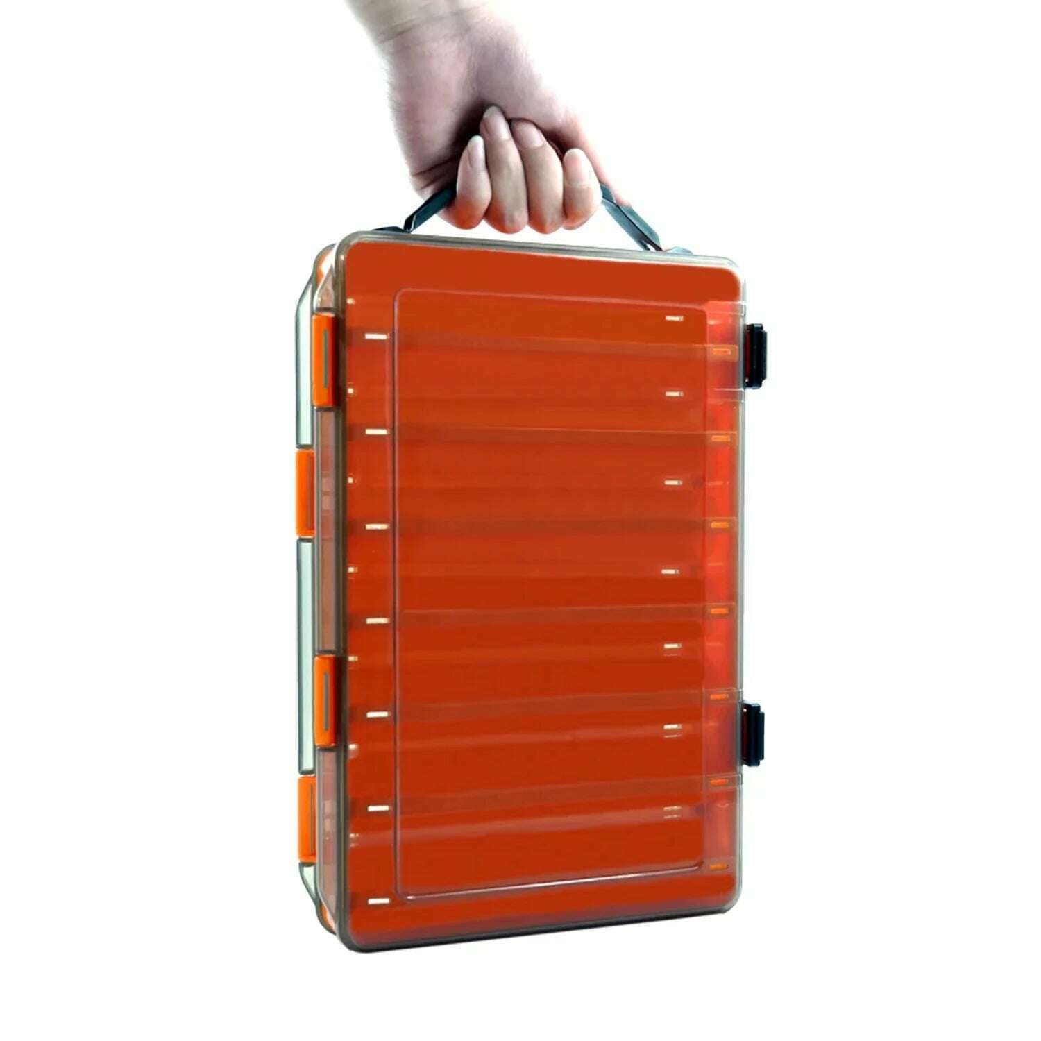 KIMLUD, Double-sided Lure Box Double-layer Tool Box Hard Bait Box Accessories Box Wooden Shrimp Box Minnow Pencil Fish Lure Box, KIMLUD Womens Clothes