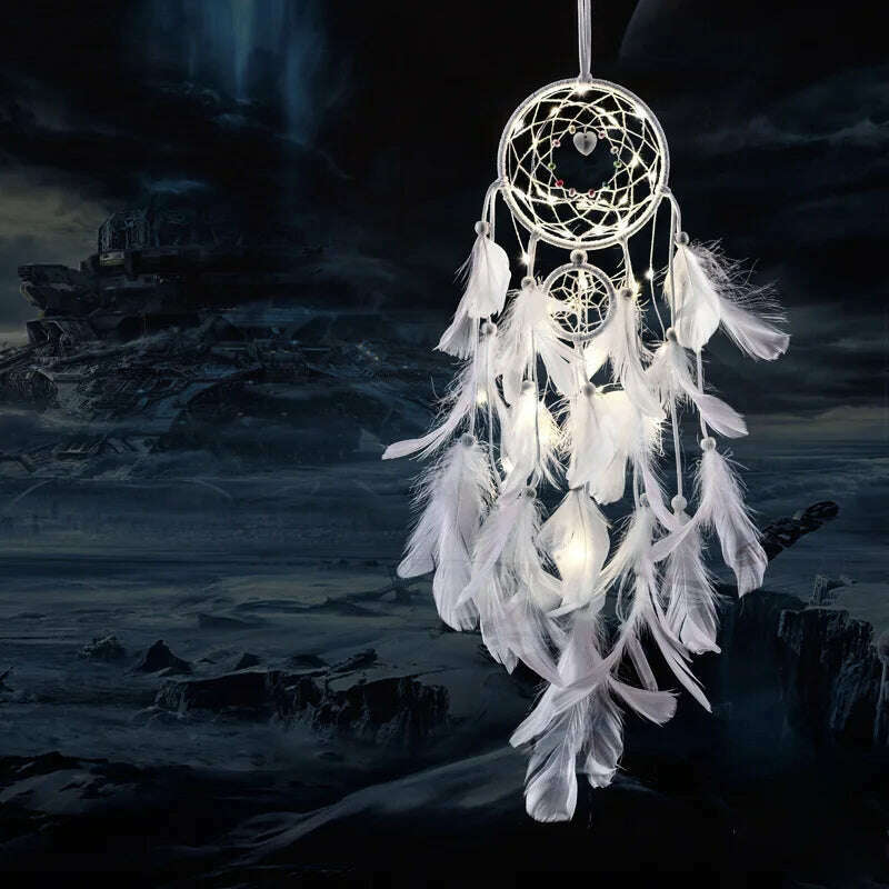 Dream Catcher Bedroom Decoration Wind Chime Pendant Bedside Decoration Mori Pendant Dream Bell Pendant Bedroom Decor - KIMLUD