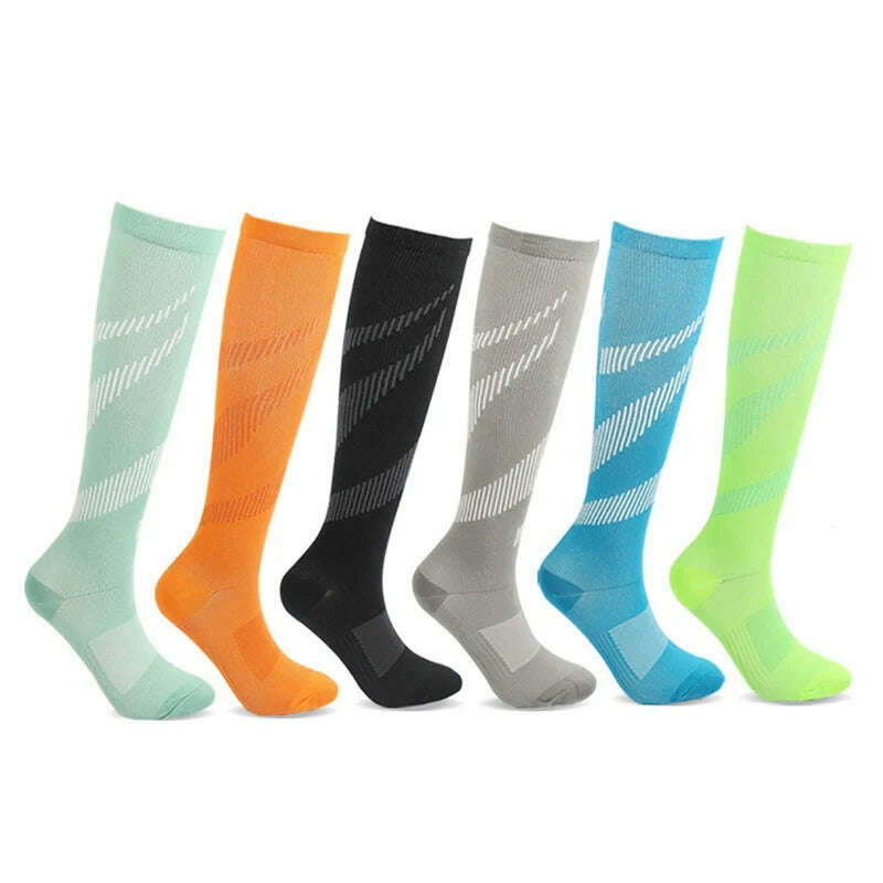 Dropship Compression Stockings Batch Socks Varicose Veins Nurse Socks Football Running Men Women Outdoor Sports Socks Unisex - KIMLUD
