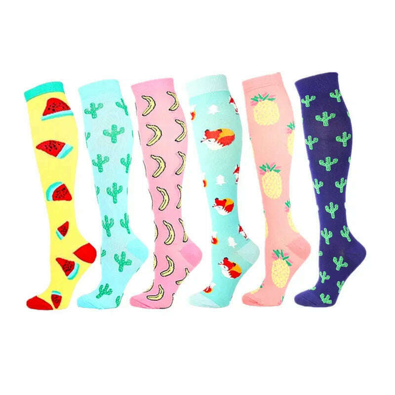 Dropship Compression Stockings Batch Socks Varicose Veins Nurse Socks Football Running Men Women Outdoor Sports Socks Unisex - KIMLUD