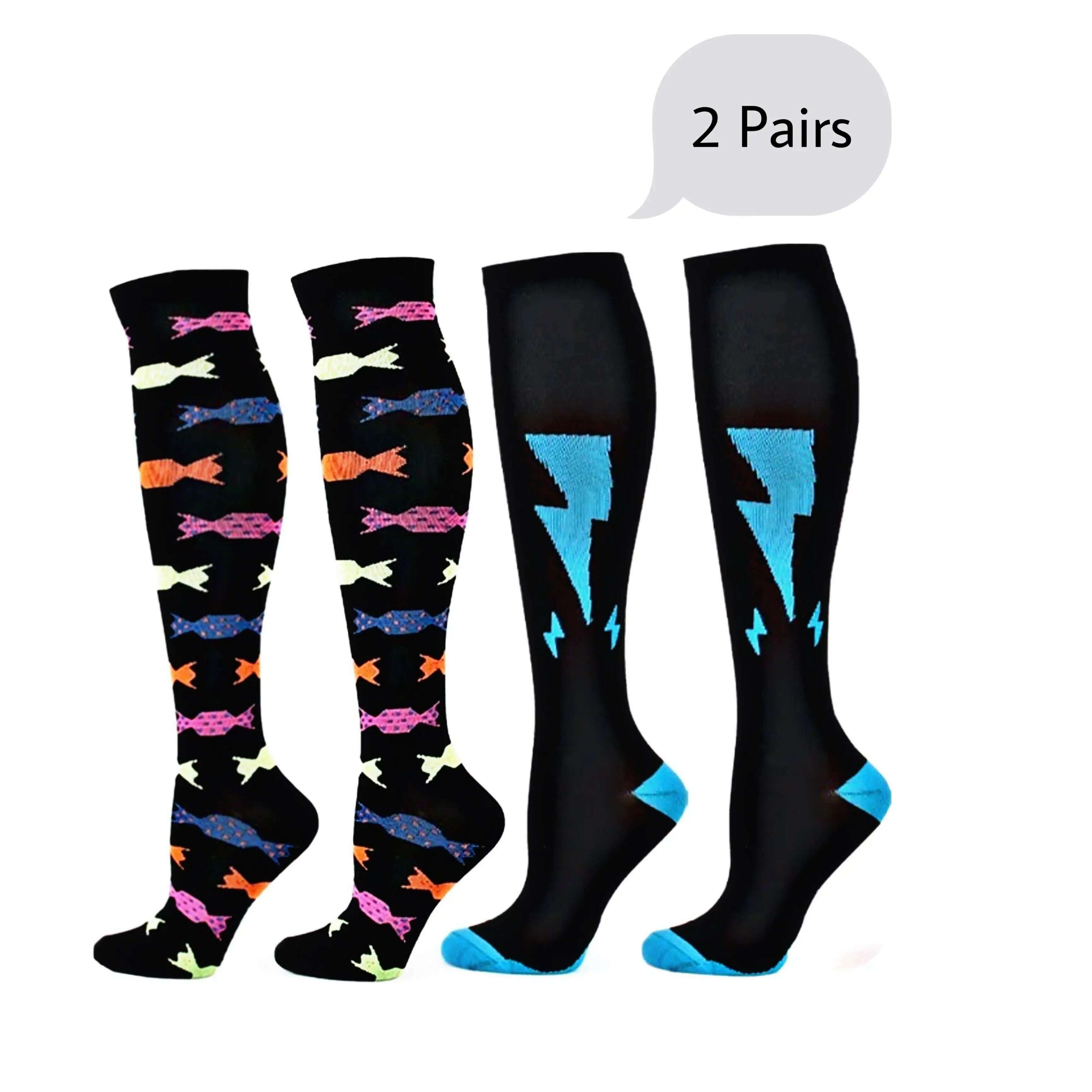 Dropship Compression Stockings Batch Socks Varicose Veins Nurse Socks Football Running Men Women Outdoor Sports Socks Unisex - KIMLUD