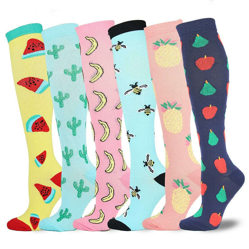 Dropship Compression Stockings Batch Socks Varicose Veins Nurse Socks Football Running Men Women Outdoor Sports Socks Unisex - KIMLUD