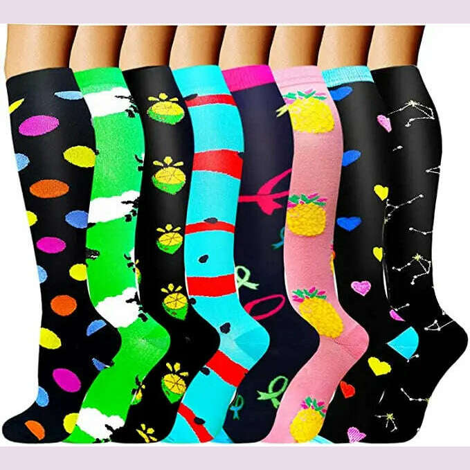 Dropship Compression Stockings Batch Socks Varicose Veins Nurse Socks Football Running Men Women Outdoor Sports Socks Unisex - KIMLUD
