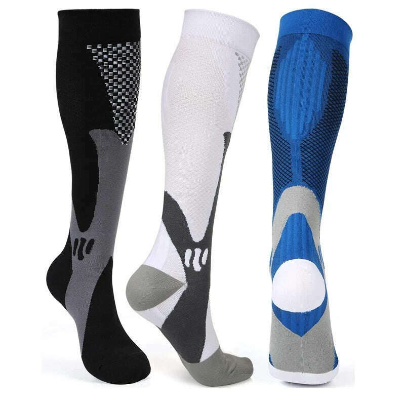Dropship Compression Stockings Batch Socks Varicose Veins Nurse Socks Football Running Men Women Outdoor Sports Socks Unisex - KIMLUD