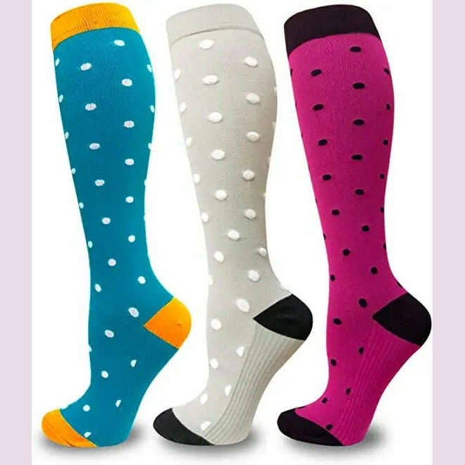 Dropship Compression Stockings Batch Socks Varicose Veins Nurse Socks Football Running Men Women Outdoor Sports Socks Unisex - KIMLUD