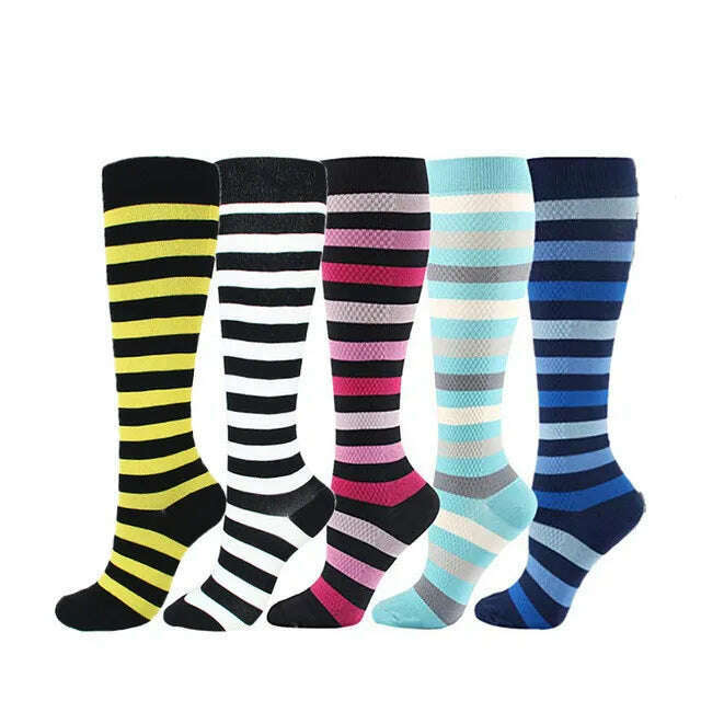 Dropship Compression Stockings Batch Socks Varicose Veins Nurse Socks Football Running Men Women Outdoor Sports Socks Unisex - KIMLUD
