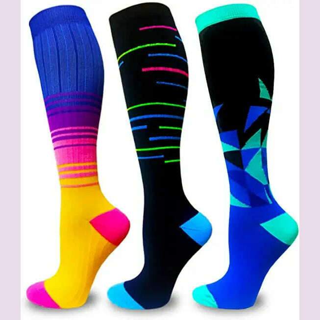 Dropship Compression Stockings Batch Socks Varicose Veins Nurse Socks Football Running Men Women Outdoor Sports Socks Unisex - KIMLUD