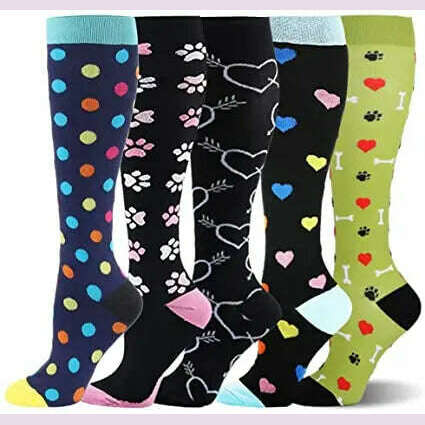 Dropship Compression Stockings Batch Socks Varicose Veins Nurse Socks Football Running Men Women Outdoor Sports Socks Unisex - KIMLUD