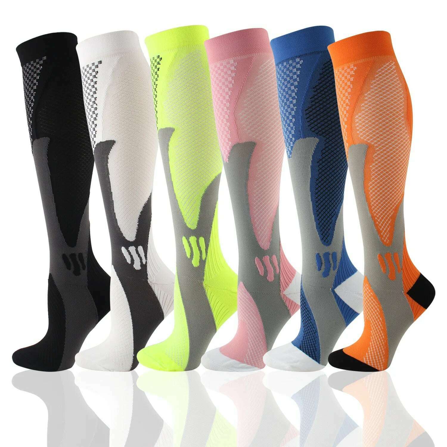 Dropship Compression Stockings Batch Socks Varicose Veins Nurse Socks Football Running Men Women Outdoor Sports Socks Unisex - KIMLUD