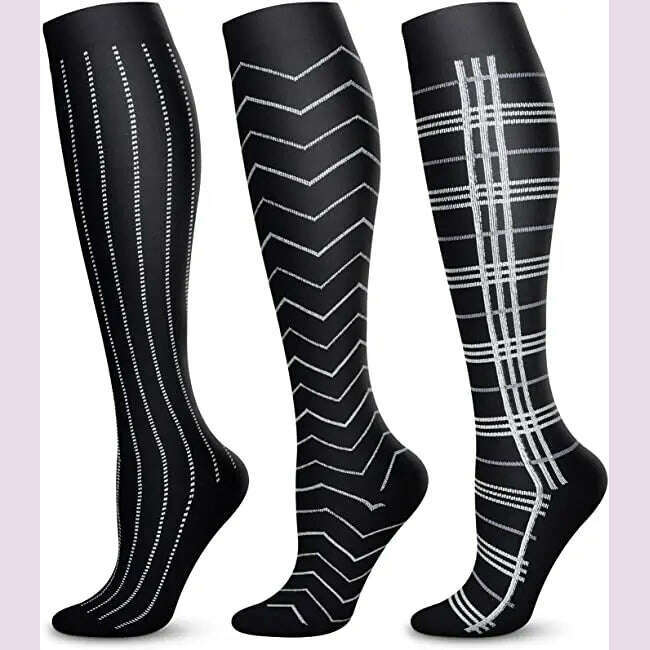 Dropship Compression Stockings Batch Socks Varicose Veins Nurse Socks Football Running Men Women Outdoor Sports Socks Unisex - KIMLUD