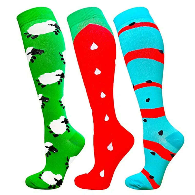 Dropship Compression Stockings Batch Socks Varicose Veins Nurse Socks Football Running Men Women Outdoor Sports Socks Unisex - KIMLUD