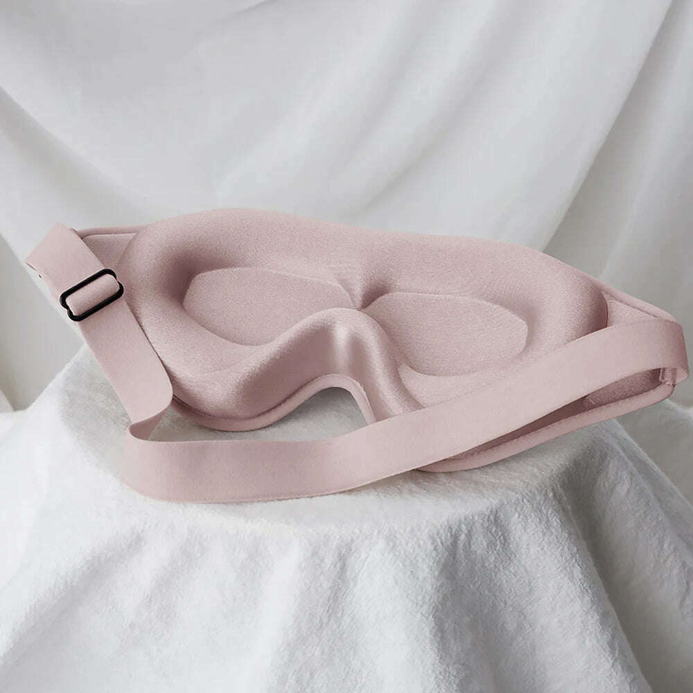 KIMLUD, Dropshipping 3D Sleep Mask Blindfold Eyeshade 99% Blockout Light Slaapmasker, Pink, KIMLUD Womens Clothes