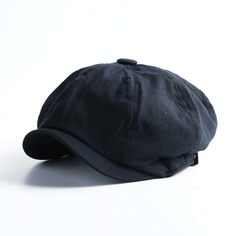 KIMLUD, Dropshipping Men Berets Hat Autumn New Vintage Herringbone Octagon Cap Women'S Casual Pumpkin Hat Gatsby Flat Beret Hats BLM95, Blue / M 55-58CM, KIMLUD APPAREL - Womens Clothes
