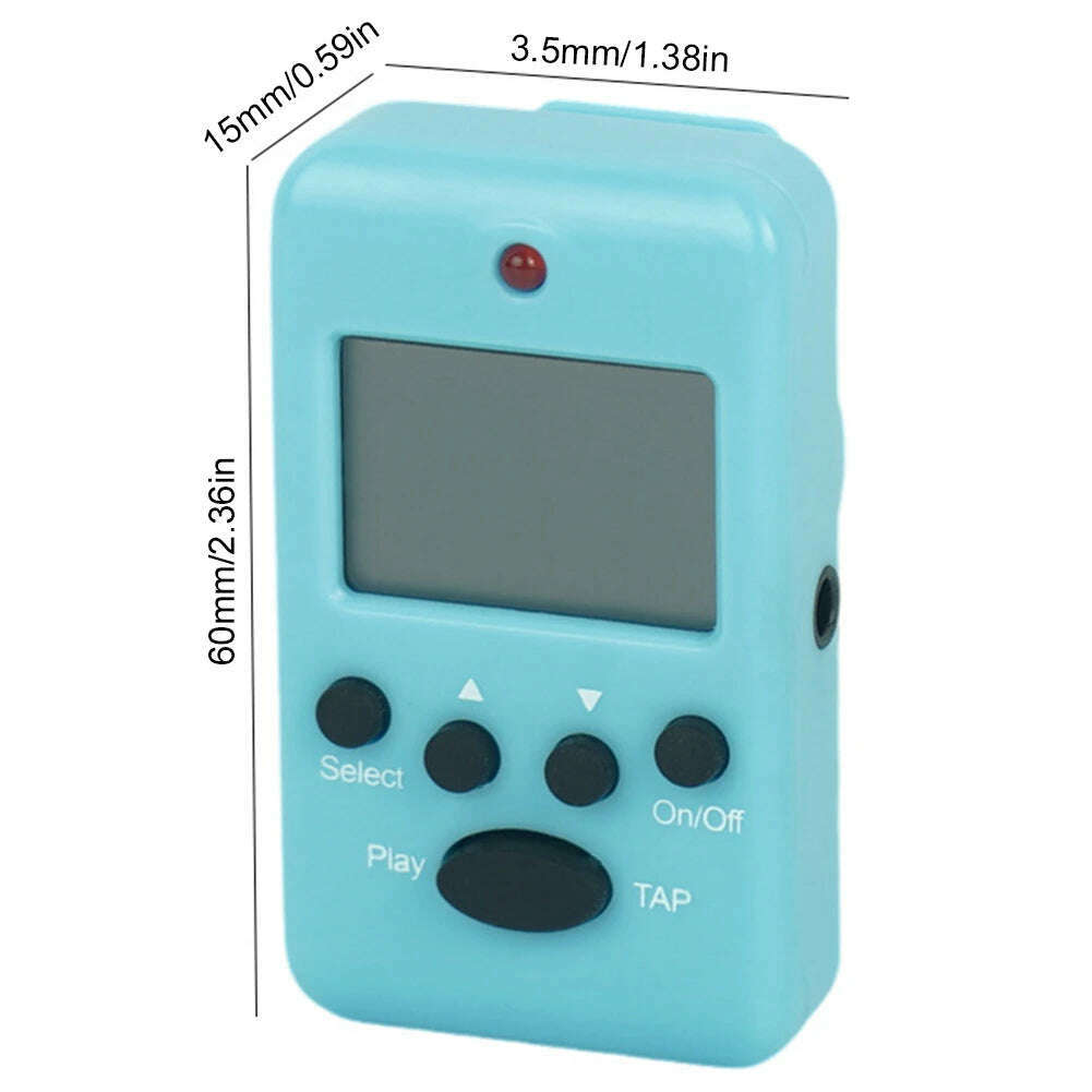 KIMLUD, Electronic Metronome Portable Pocket Metronome Loud Sound Tempo Metronome Mini Metronome for Piano Guitar Flute Drum, KIMLUD Womens Clothes