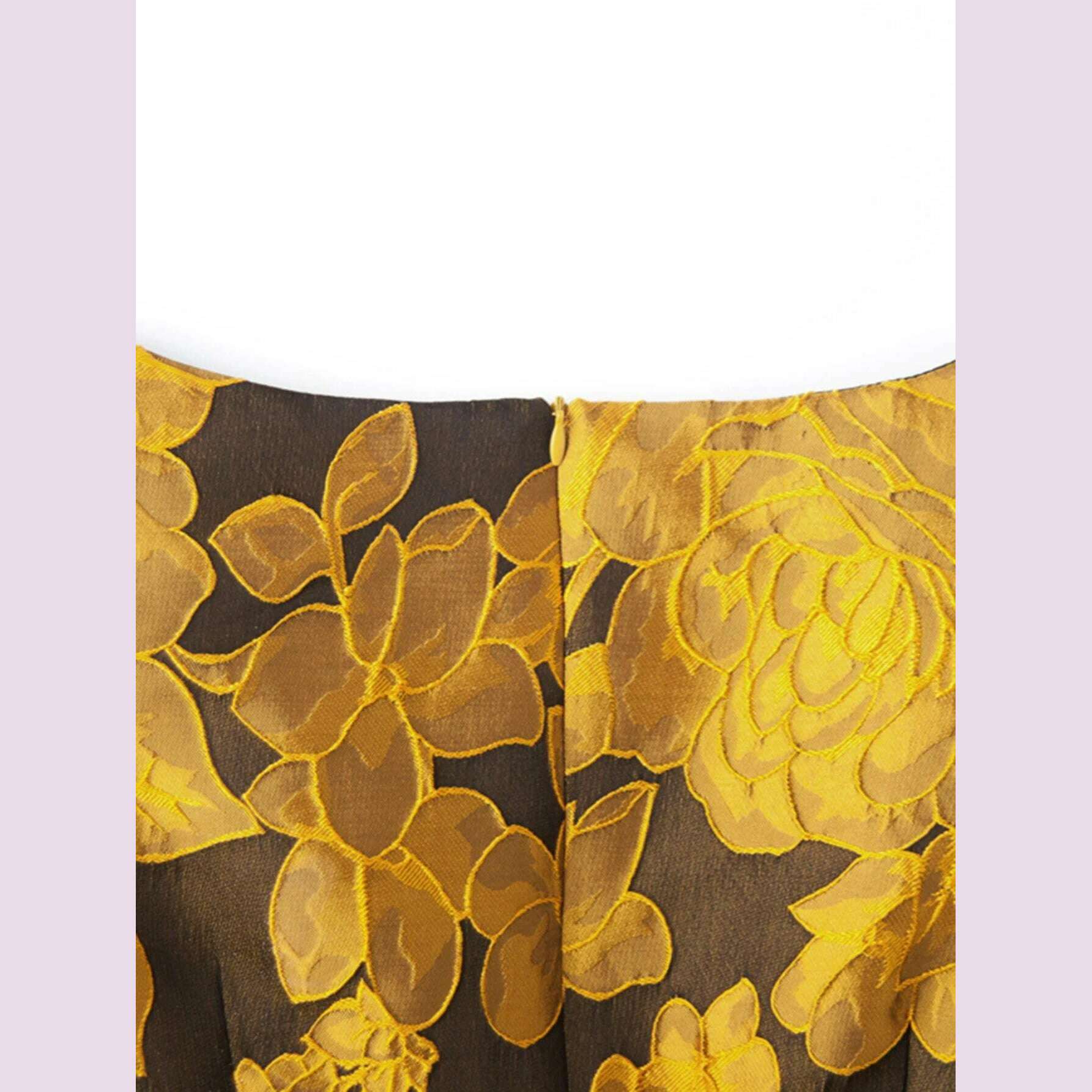 Elegant Women Floral Long Maxi Dress Jacquard Evening Party Boho Fall Winter Vintage Dress Ladies A-Line Robe - KIMLUD