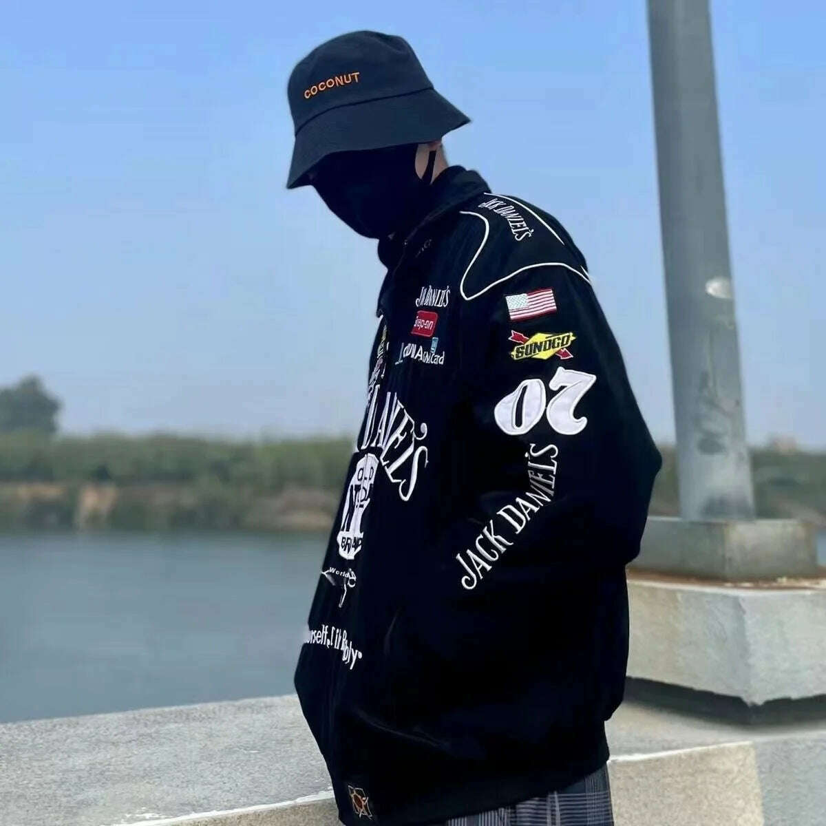 KIMLUD, F1 racing suit embroidered racing suit cycling suit motorcycle suit embroidered casual long sleeved JACKET racing suit couple ou, KIMLUD Womens Clothes