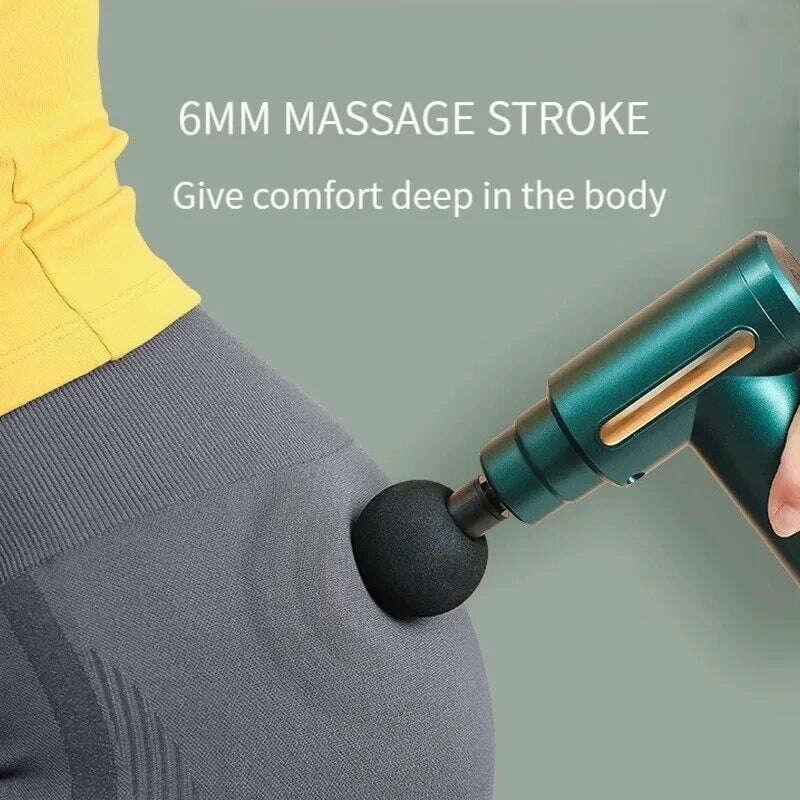 KIMLUD, Fascia Gun Muscle Relaxation Massager Electric Vibration Massage Gun Professional Grade Neck Membrane Gun, KIMLUD Womens Clothes